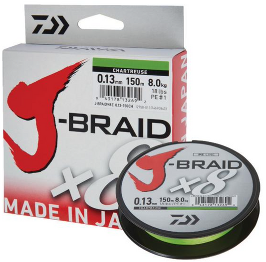 Daiwa Trenzado J-Braid 8 150mts Amarillo