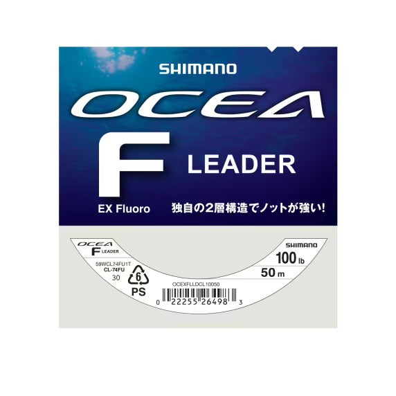 Shimano Linea Ocea EX Fluoro Leader 50m 0.916mm 100lb Clear